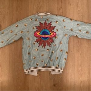 Lola The Boys Girls Out of This World Bomber Planet Jacket Size 12